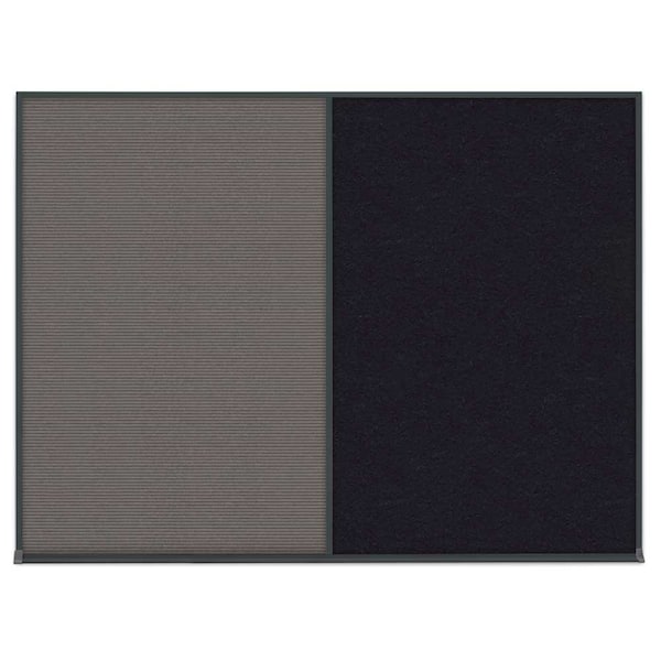 Double Door Radius Corkboard, 42"X32", B